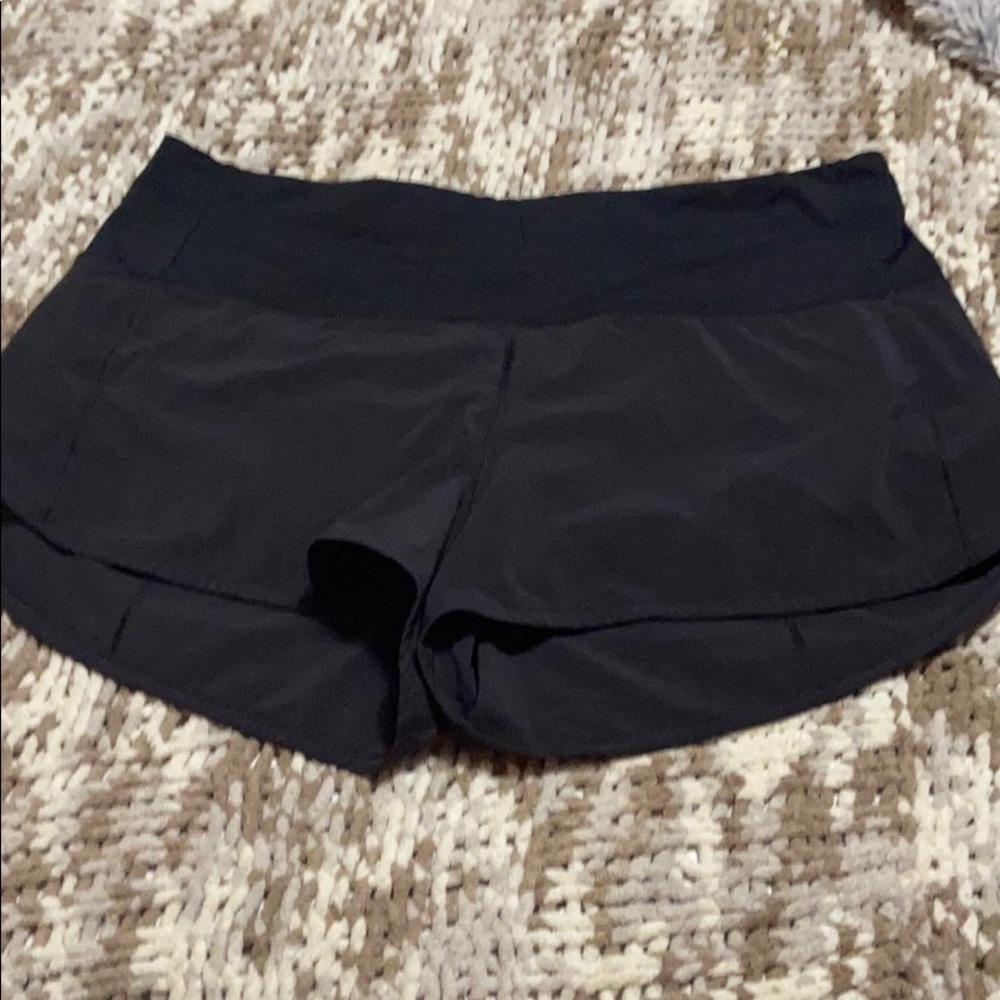 lululemon athletica Black Athletic Shorts